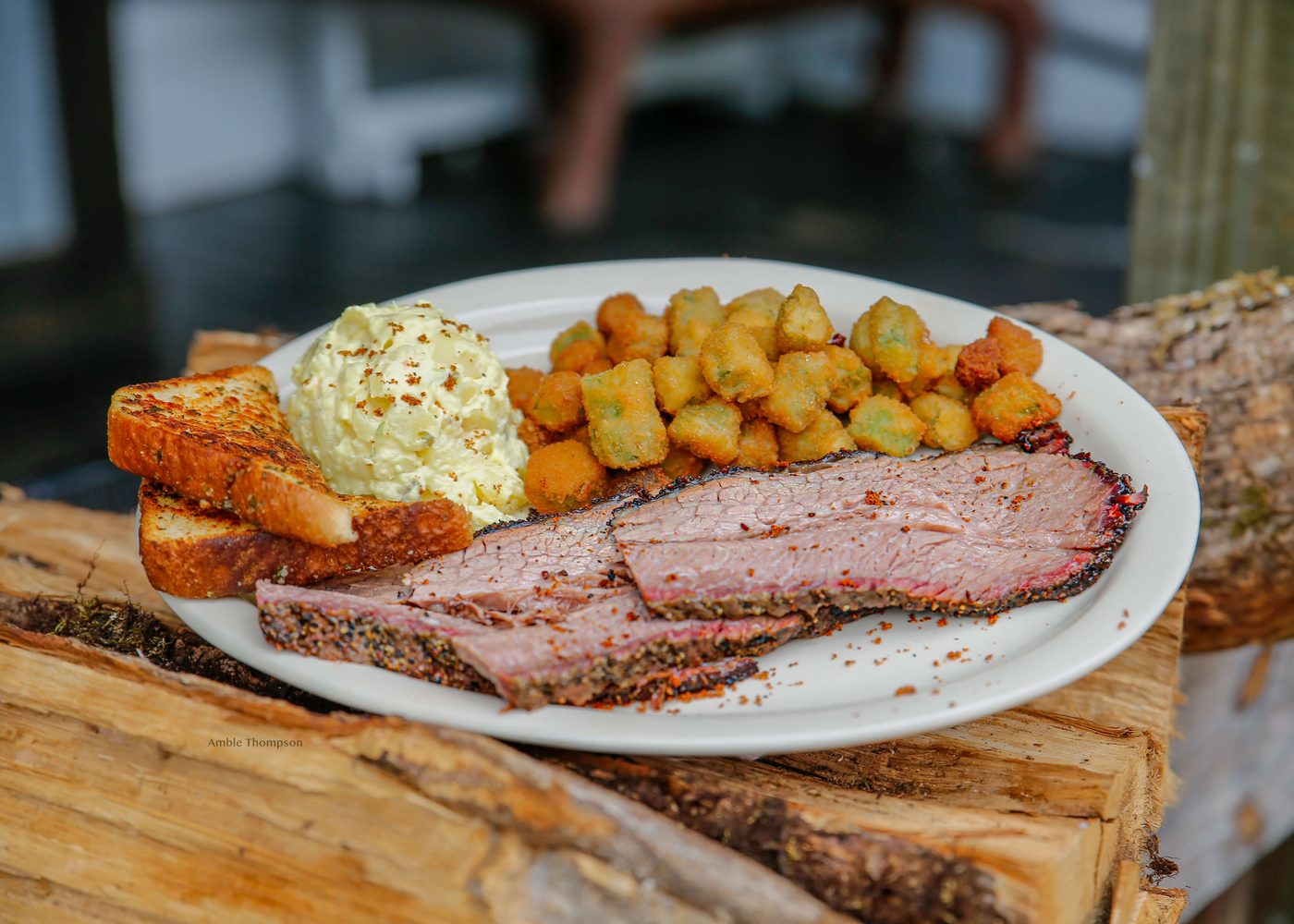 Smoked brisket plate